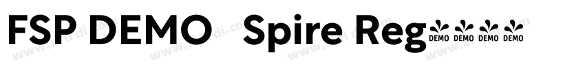 FSP DEMO   Spire Reg字体转换